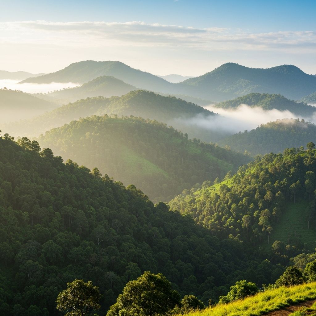 Chempra Peak scenic view
